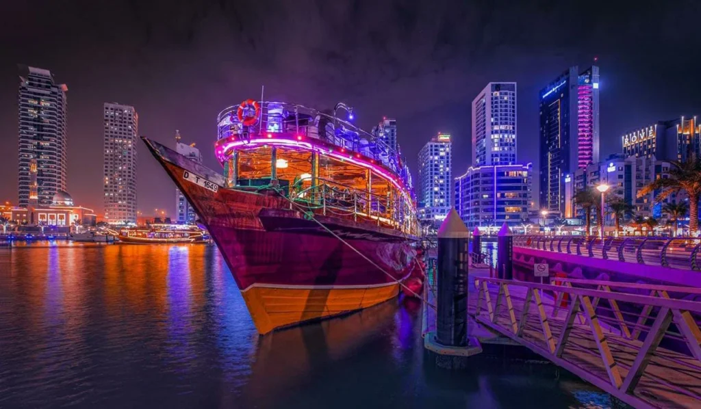 Mega Dhow Cruise In Dubai Marina
