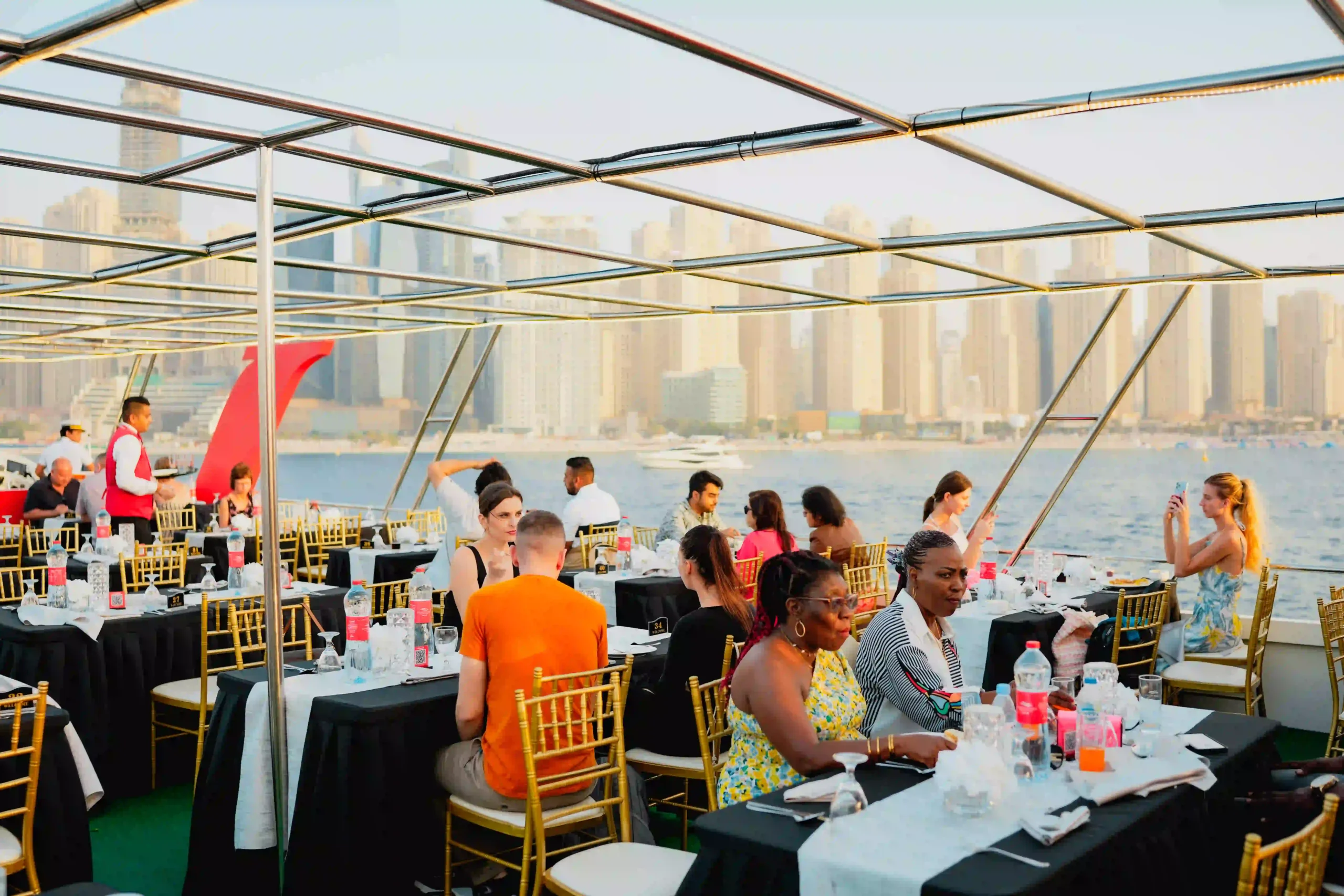 sunset dinner cruise by xclusive yachts