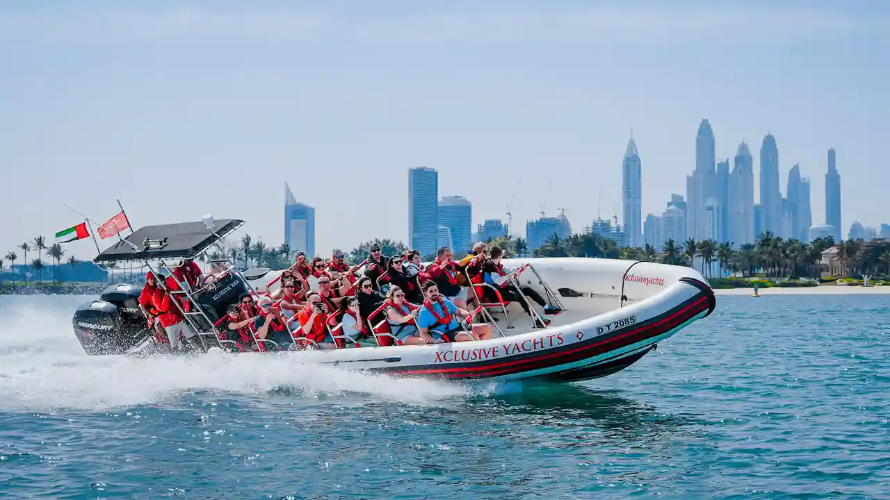 speed boat tour dubai marina