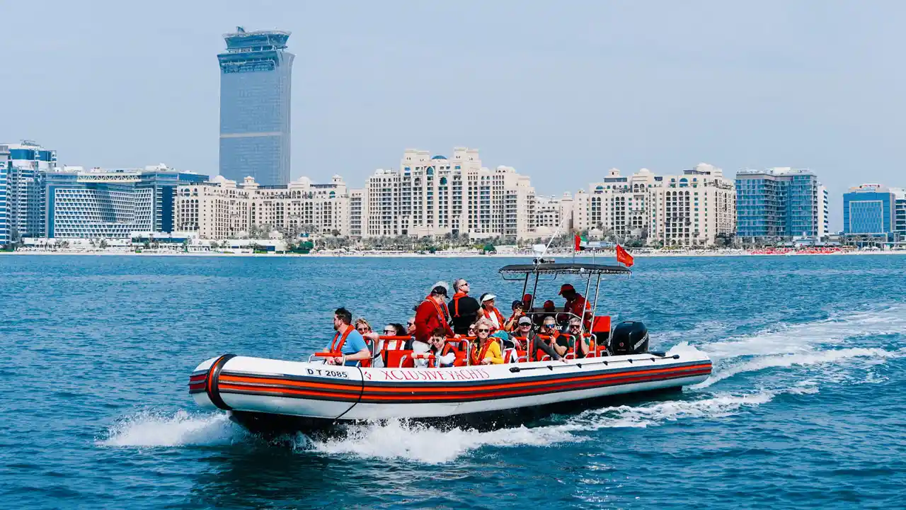 90 minute speed boat tour from dubai marina