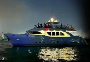 Super Yacht Night Party In Dubai Marina With Live DJ & Live BBQ - Image 3