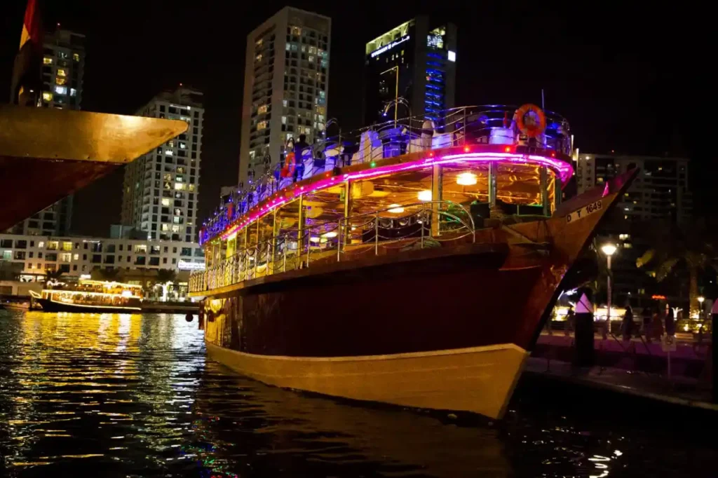 Dubai Marina Boat Dinner