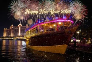 New Year’s Eve 2026 Dhow Cruise Marina | NYE Dinner Cruise with Fireworks - Image 2