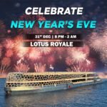 Lotus Royale Mega Yacht New Year’s Eve 2026 Cruise With Fireworks